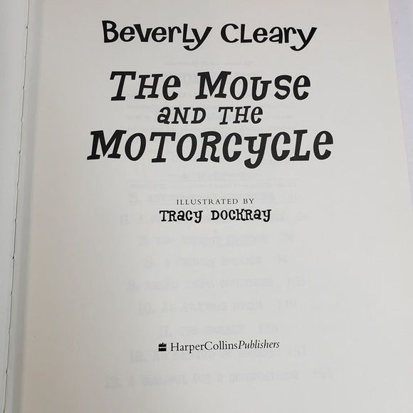 2006 The Mouse and the Motorcycle HBDJ Read Aloud Book Chapter Large - Picture 7 of 12
